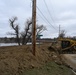 UCorps of Engineers builds temporary levees in Valley City, North Dakota