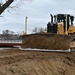 Corps of Engineers builds temporary levees in Valley City, North Dakota