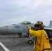 Abraham Lincoln conducts a Super Hornet demonstration