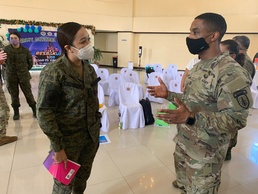 Vanguard Brigade Medical Logistics Officer trains alongside Philippine Army