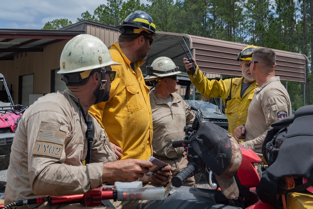 Prescribed burn enhances mission readiness