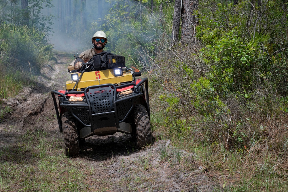 Prescribed burn enhances mission readiness