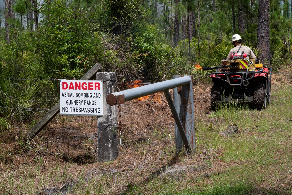 Prescribed burn enhances mission readiness