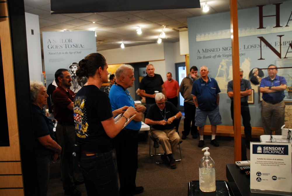 Library work day at the Hampton Roads Naval Museum