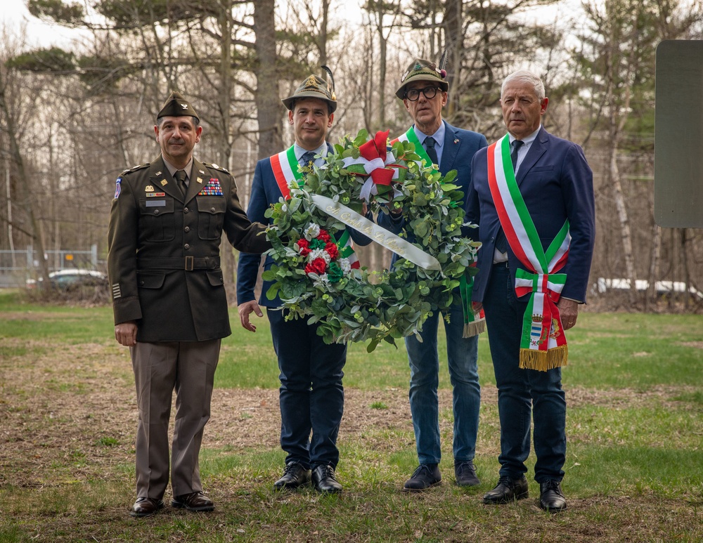 Italian Delegation Visits the Fort Drum POW Cemetery