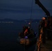 U.S. Marines conduct boat operations from USS Ross