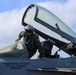 Abraham Lincoln holds an in-flight change of command ceremony for VFA-14