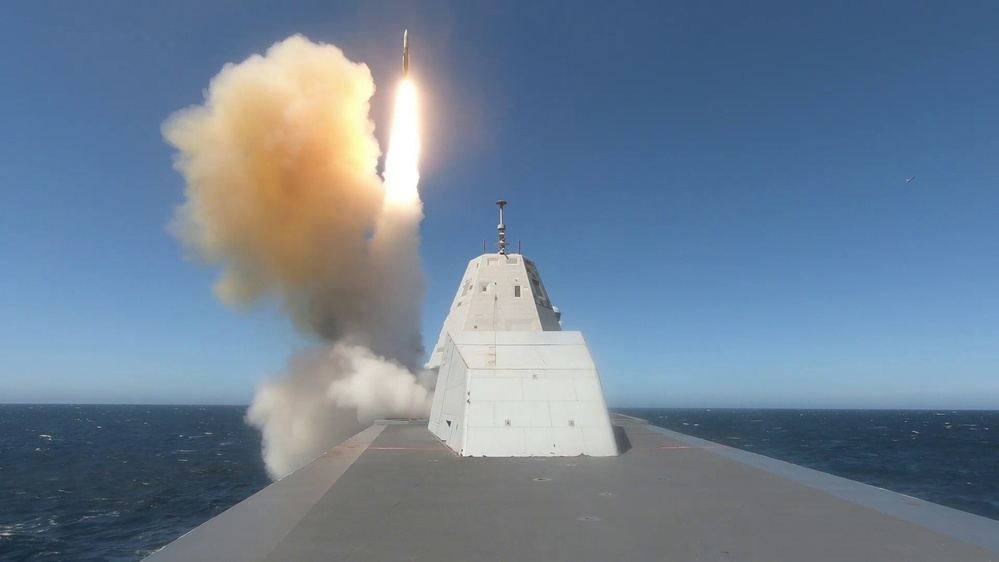 Zumwalt Live-Fire Missile Exercise