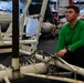 Abraham Lincoln Sailors conduct aircraft maintenance