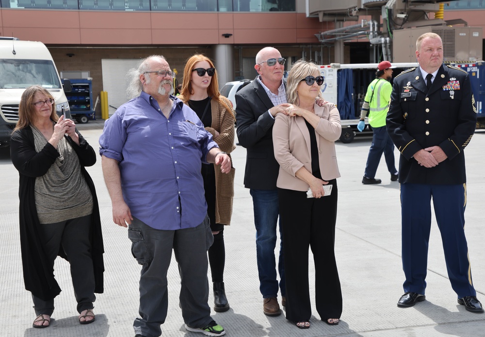 MIA for 71 years, Corporal David B. Milano, returns to American soil