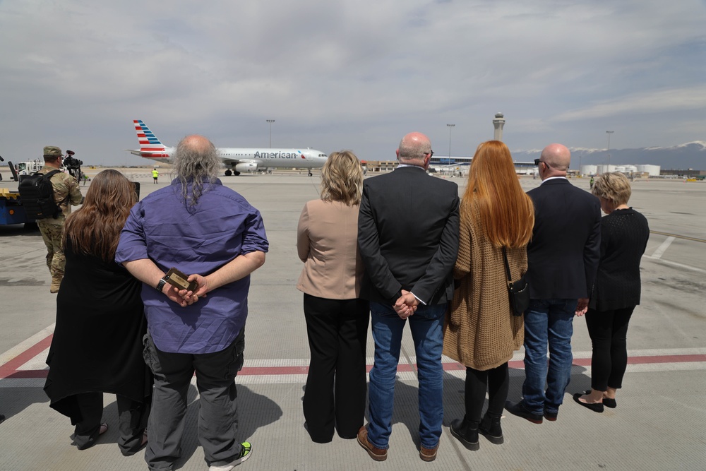 MIA for 71 years, Corporal David B. Milano, returns to American soil