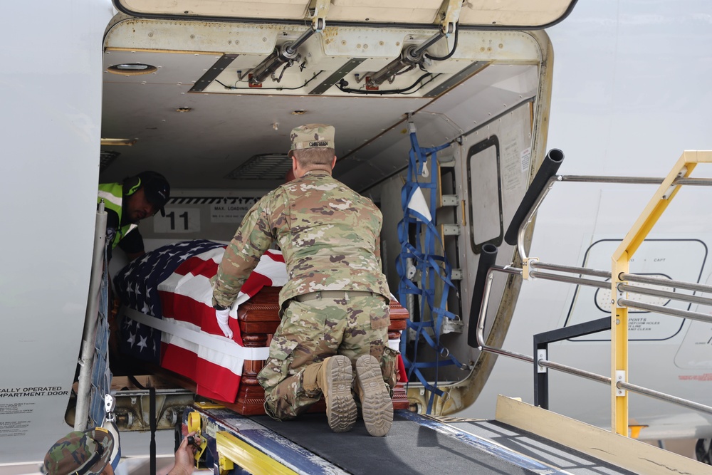 MIA for 71 years, Corporal David B. Milano, returns to American soil