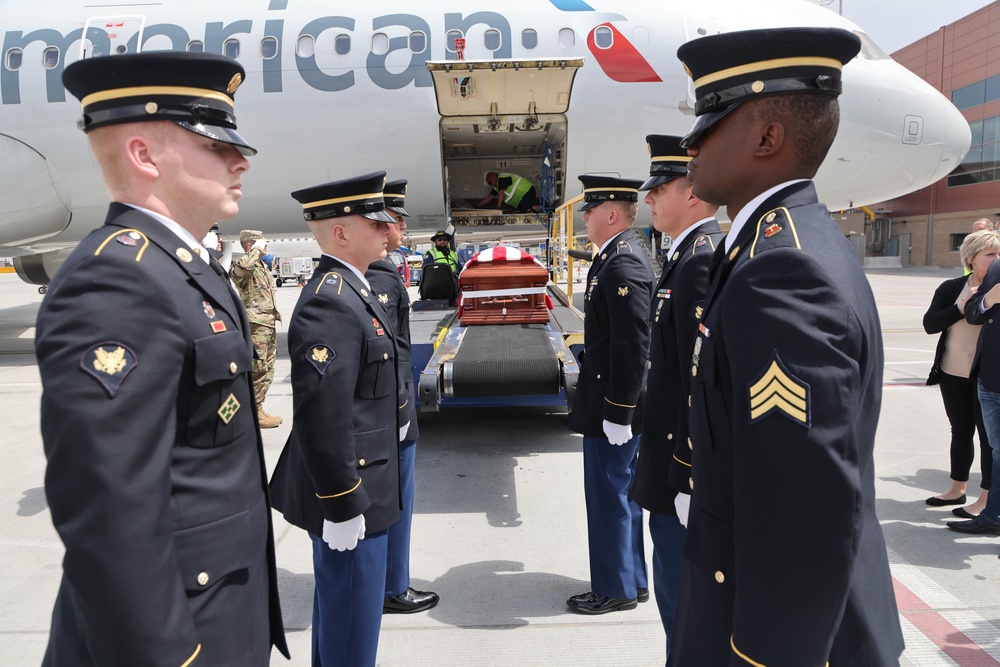 MIA for 71 years, Corporal David B. Milano, returns to American soil