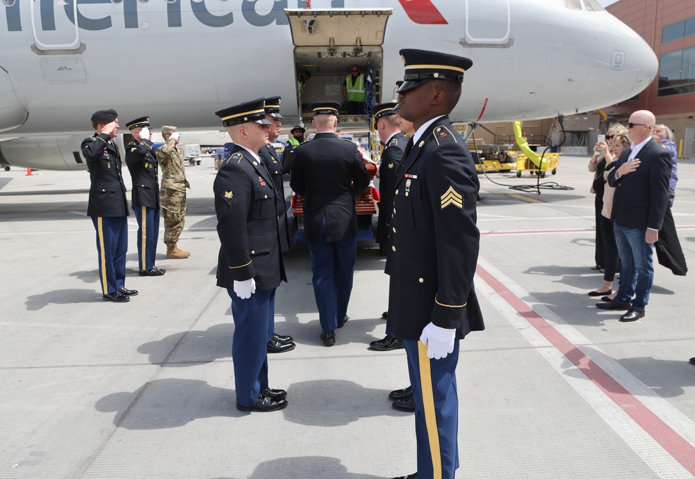 MIA for 71 years, Corporal David B. Milano, returns to American soil