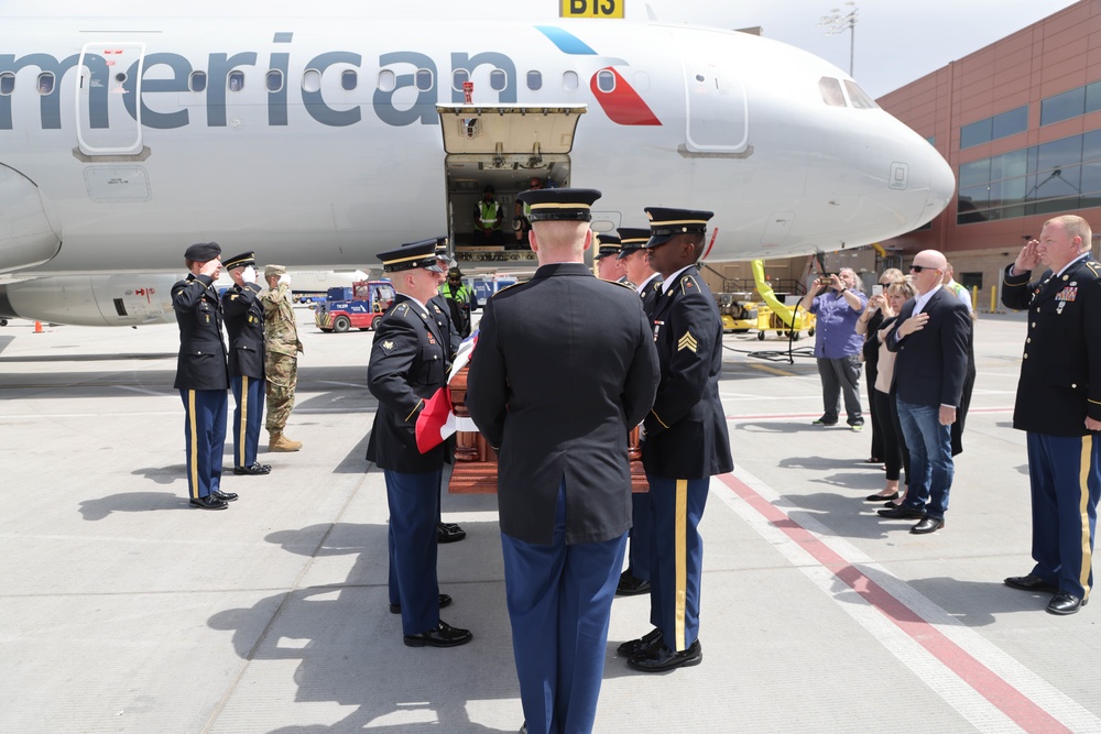 MIA for 71 years, Corporal David B. Milano, returns to American soil