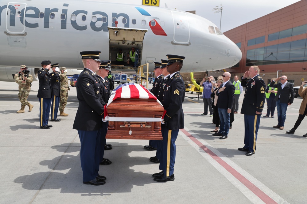 MIA for 71 years, Corporal David B. Milano, returns to American soil