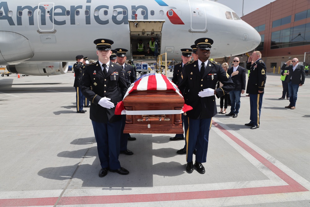 MIA for 71 years, Corporal David B. Milano, returns to American soil