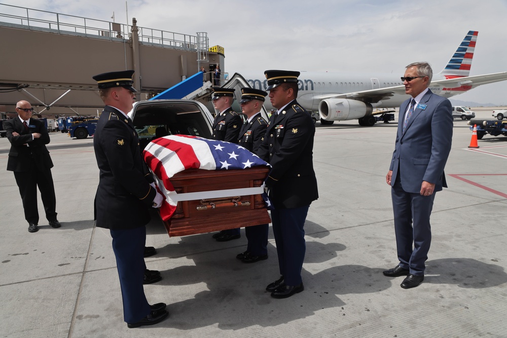 MIA for 71 years, Corporal David B. Milano, returns to American soil