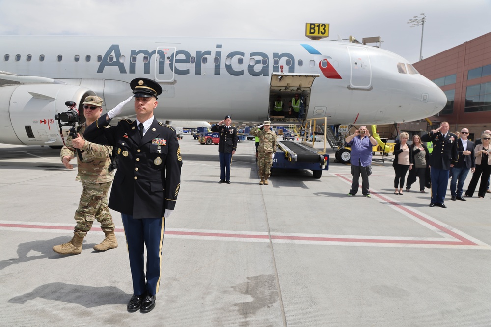 MIA for 71 years, Corporal David B. Milano, returns to American soil