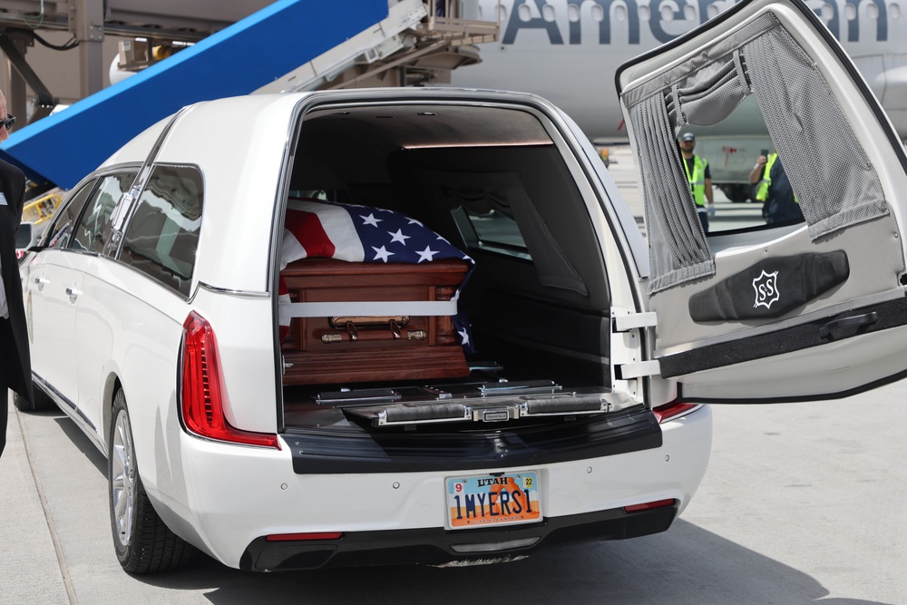 MIA for 71 years, Corporal David B. Milano, returns to American soil