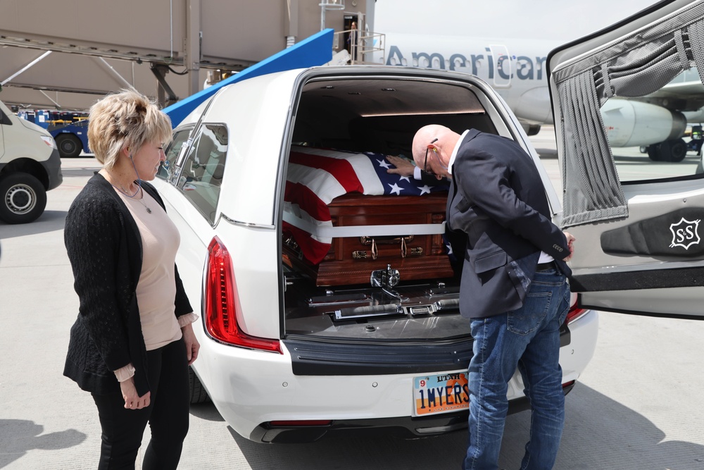 MIA for 71 years, Corporal David B. Milano, returns to American soil