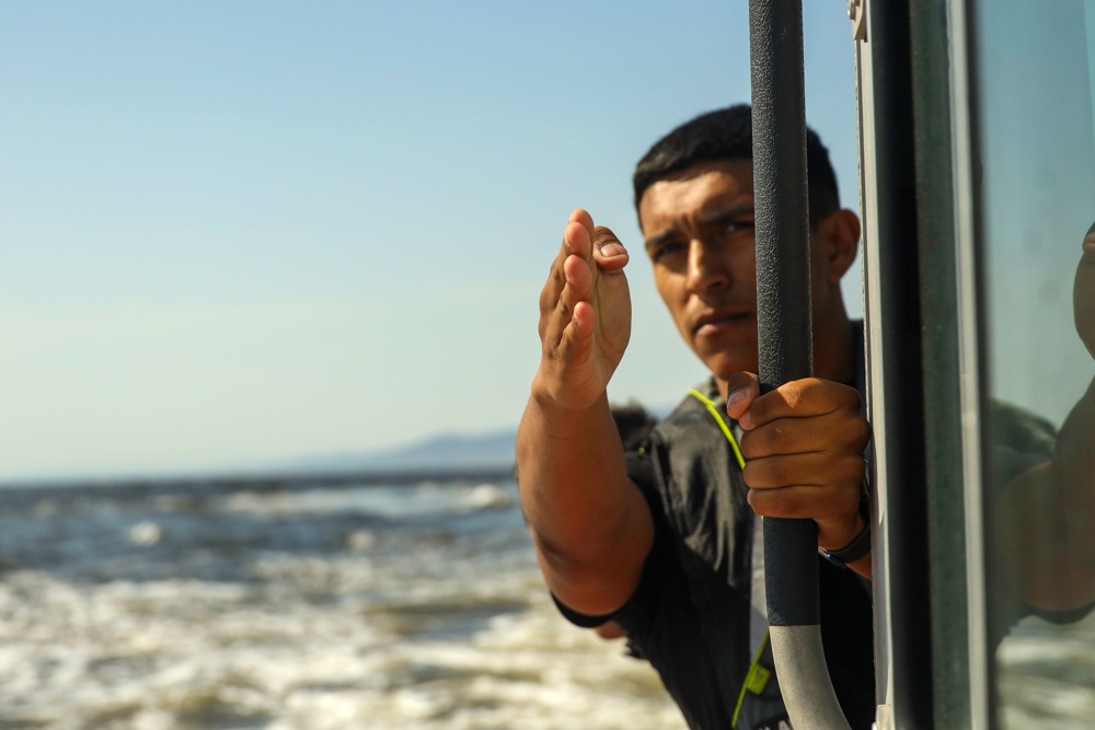 Coxswain course man overboard drills