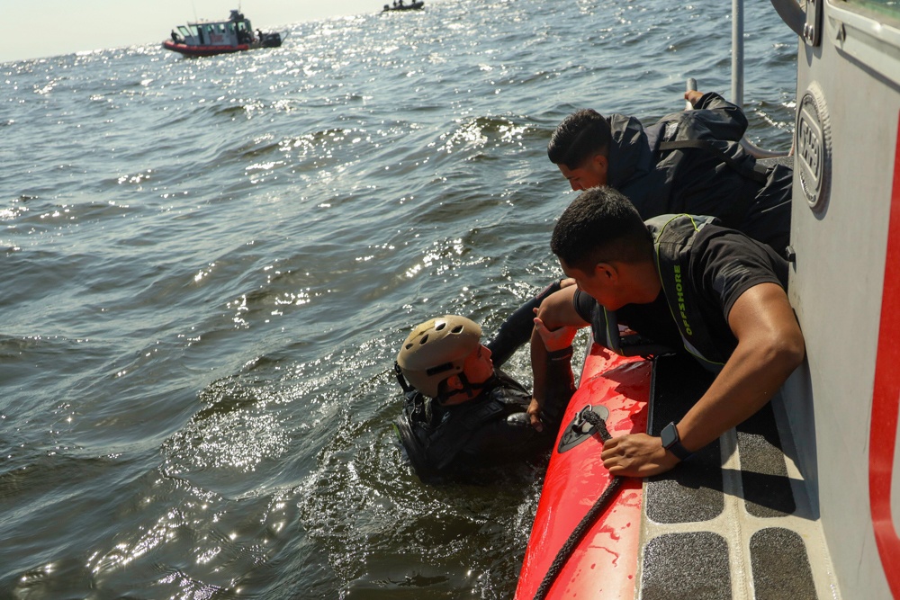 Coxswain course man overboard drills