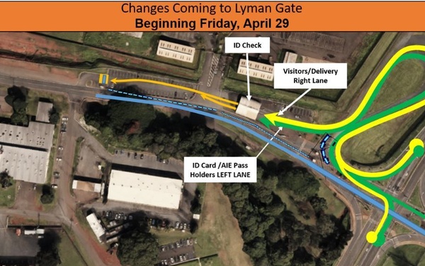 Lyman Gate changes to start April 29
