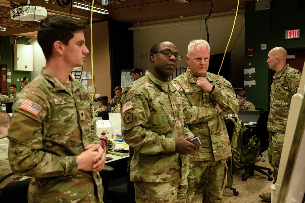 U.S. Army North Commander visits Vibrant Response exercise site