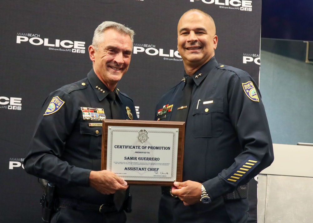 U.S. Marine Corps veteran promoted to Assistant Chief of Police at Miami Beach Police Department