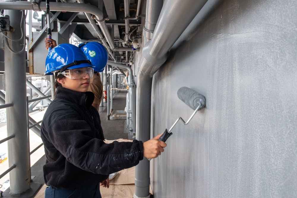 USS America (LHA 6) Conducts Daily Operations