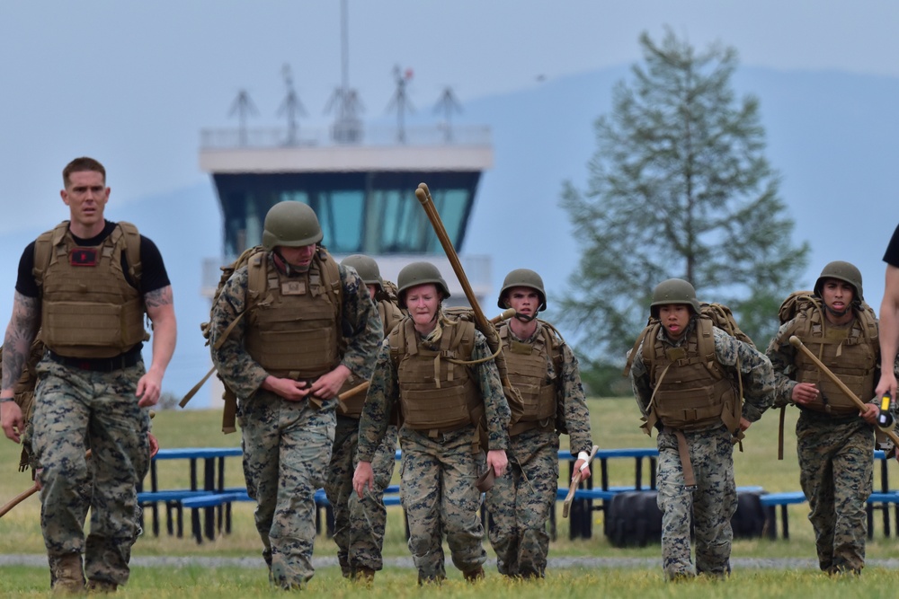 Camp Fuji Marines complete Martial Arts Instructor Course