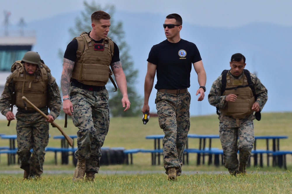 Camp Fuji Marines complete Martial Arts Instructor Course