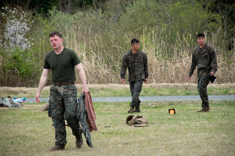 Camp Fuji Marines complete Martial Arts Instructor Course