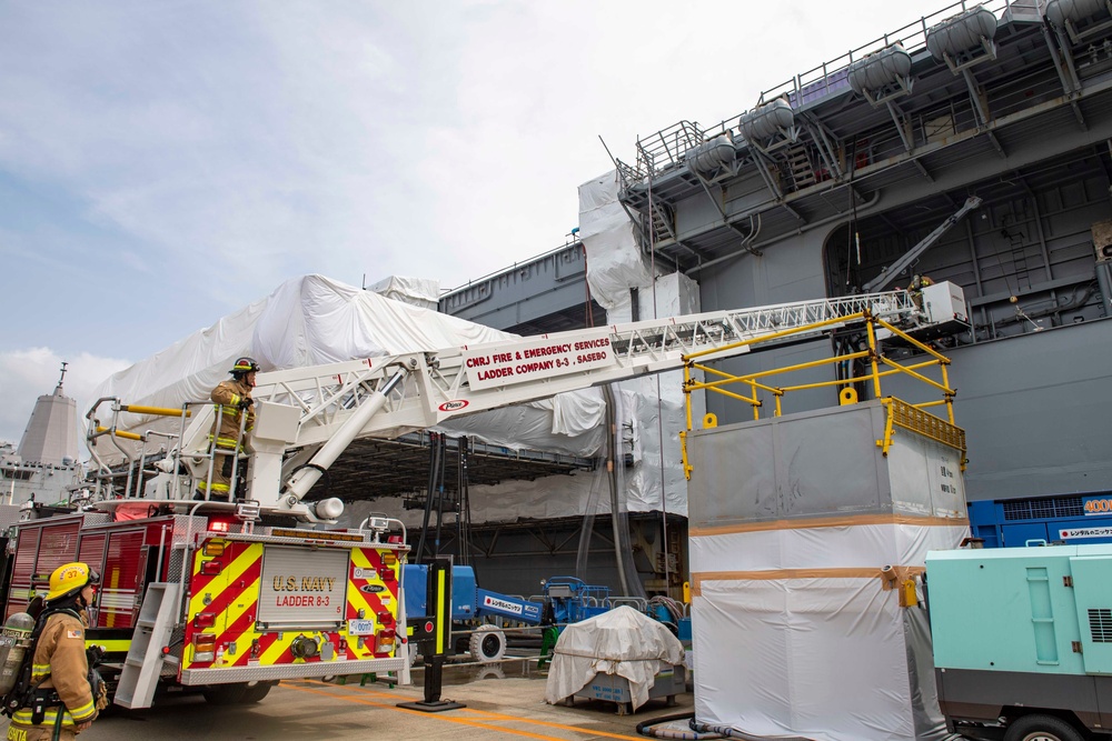 USS AMERICA CHAPTER 13 FIRE DRILL