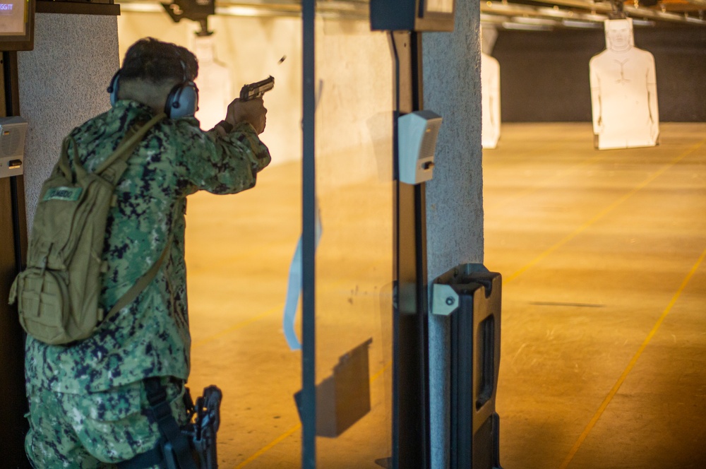 ERSS-27 Conduct FMF Pistol Qualification