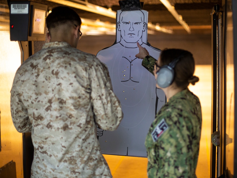 ERSS-27 Conduct FMF Pistol Qualification