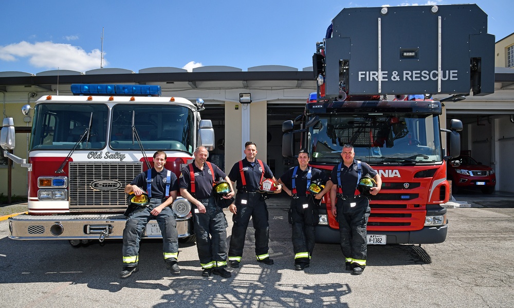 U.S. Army Garrison Italy firefighters