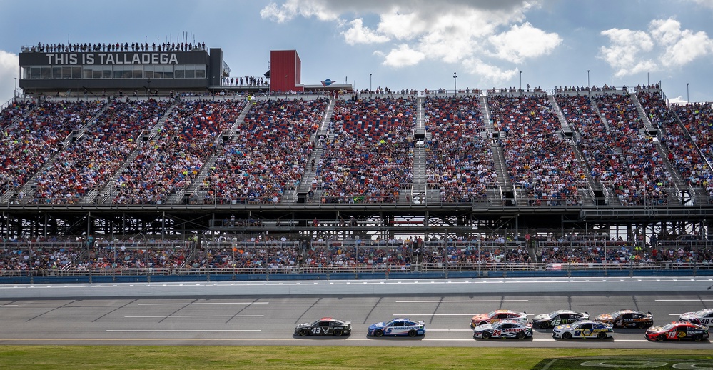 Air Force-sponsored car at Talladega