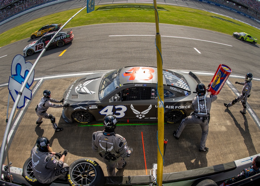 Air Force-sponsored car at Talladega
