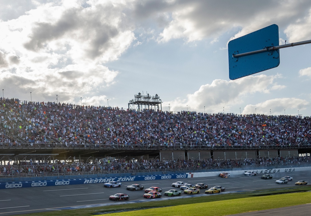 Air Force-sponsored car at Talladega