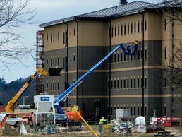 April 2022 barracks construction at Fort McCoy
