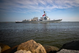 USS Paul Ignatius Departs NS Mayport for Homeport Shift