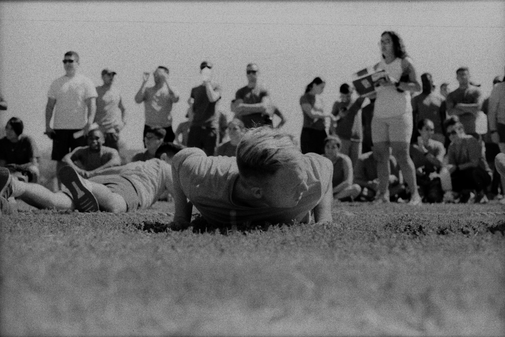 U.S. Marines and Sailors with CLR-17 conduct a Field Meet