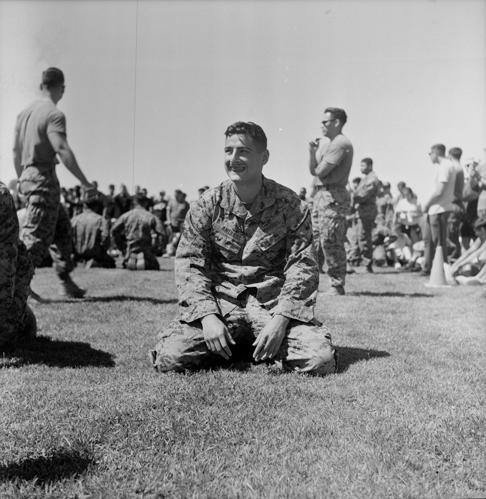 U.S. Marines and Sailors with CLR-17 conduct a Field Meet