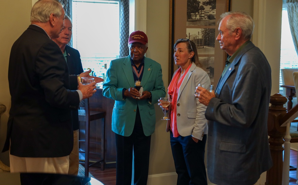 Ambassador Theodore Britton Jr. visits Marine Corps Recruit Depot Parris Island