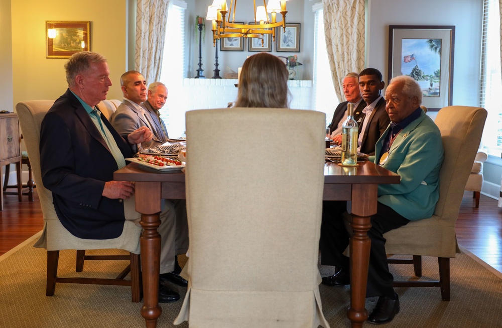 Ambassador Theodore Britton Jr. visits Marine Corps Recruit Depot Parris Island