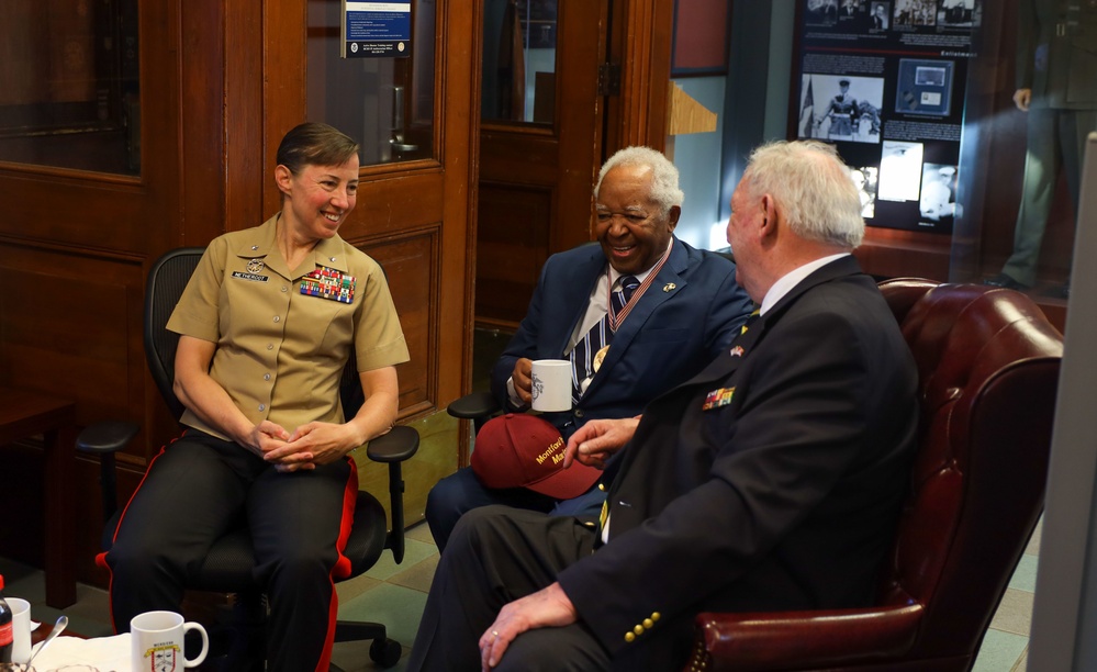 Ambassador Theodore Britton Jr. visits Marine Corps Recruit Depot Parris Island