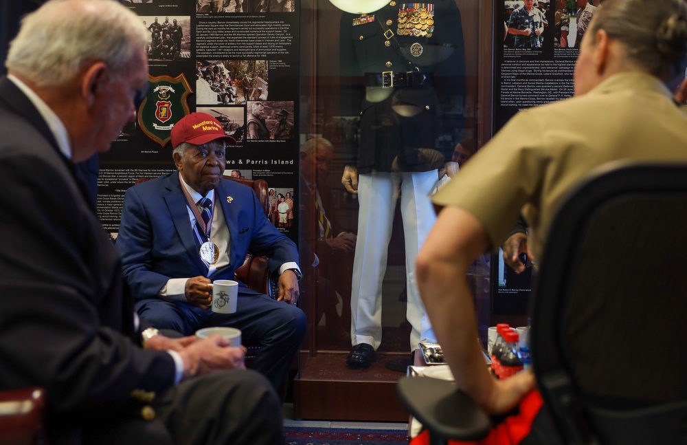 Ambassador Theodore Britton Jr. visits Marine Corps Recruit Depot Parris Island