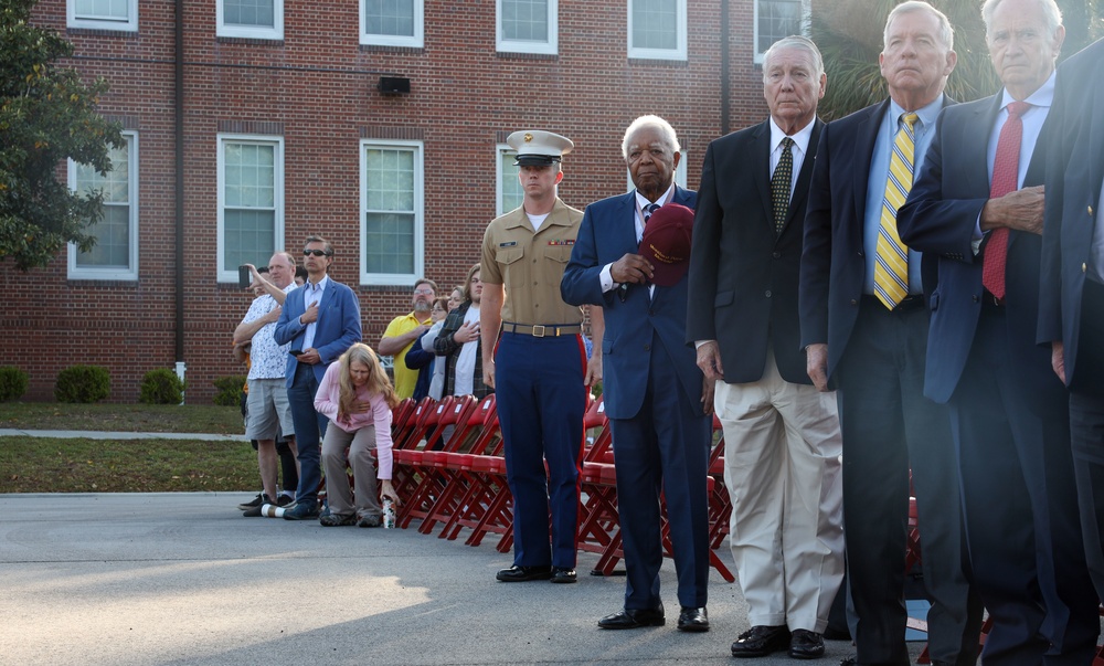 Ambassador Theodore Britton Jr. visits Marine Corps Recruit Depot Parris Island